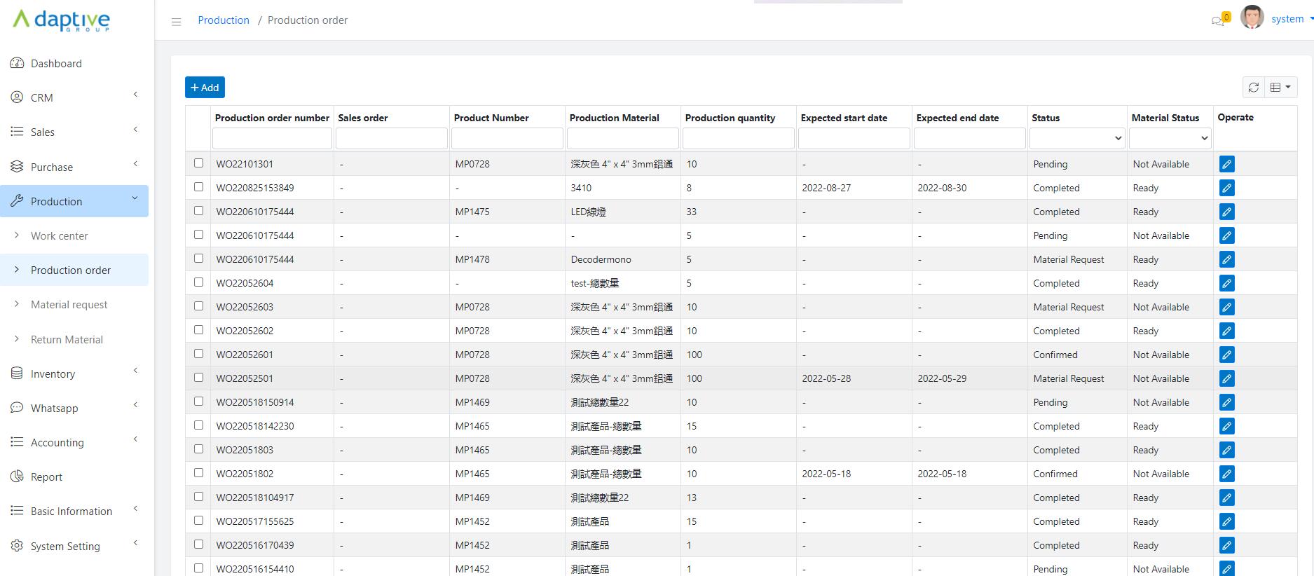 Adaptive - 23年經驗 | ERP﹑客戶管理﹑行業管理系統 | 一站式業務自動化方案